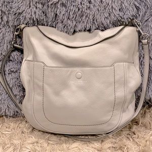 Empire city leather hobo with crossbody st…